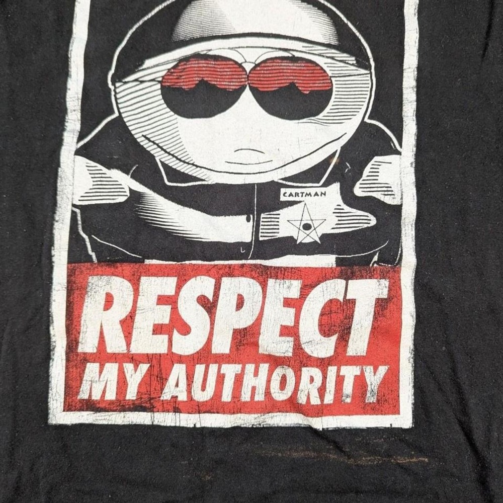 South Park "Respect My Authority" Cartman Graphic T-Shirt - Size Large - Picture 3 of 6